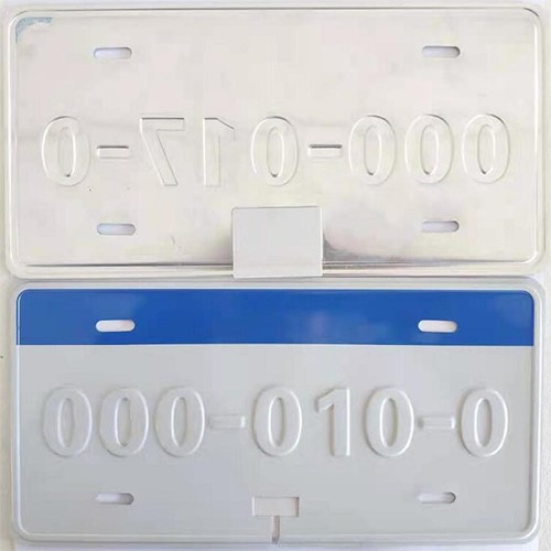 RD190045B RFID UHF Kendaraan Truk Lisensi E-Plat TPU Plastik Tag