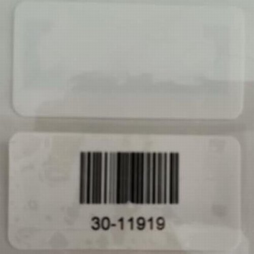 स्वयंचलित वाहन ओळखीसाठी UY180144E छेडछाड पुरावा RFID टॅग UHF विंडस्क्रीन टॅग