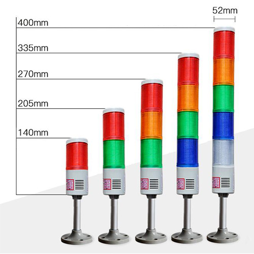 ไฟเตือนหลายชั้น LED หอแสงเสียงและสัญญาณเตือนภัยไฟ Annunciator