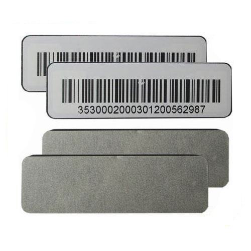 UP130070E Anti-metal Soft Foam UHF Printable Coated Paper Tag para sa Asset Management