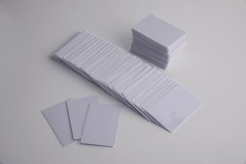 ISO standard RFID white card optionable printing