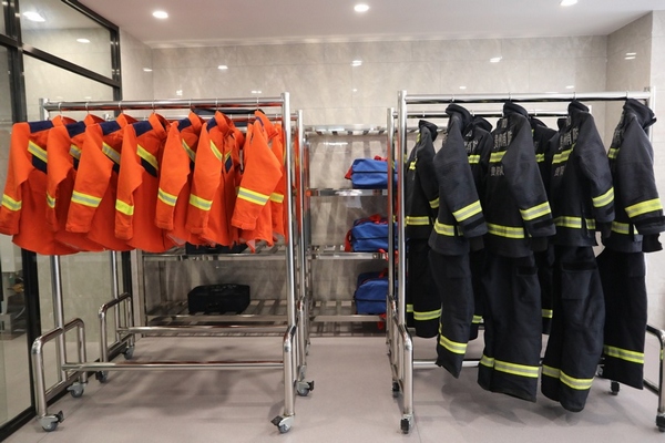 Guiyang Fire uses RFID technology to build a cleaning center for firefighters' personal protective equipment