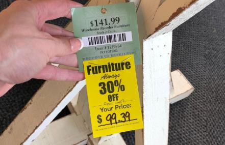 Custom Furniture Price Tags