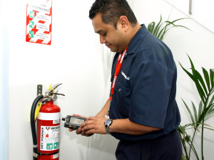 RFID Chemical Application - Fire Extinguisher NFC Annually Inspection