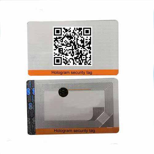 NFC hologram security fuel sticker label Hologram Sticker