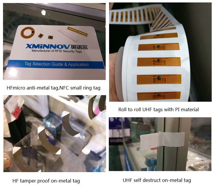 HF micro anti-metal tag,small ring tag, roll to roll tags with PI material,HF/UHF on-metal tag